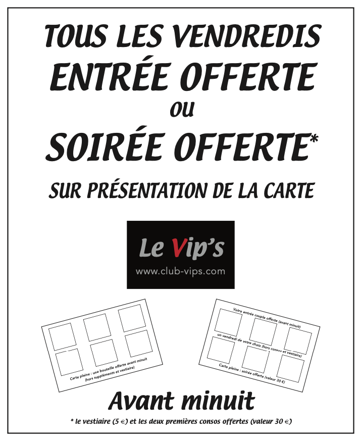 Carte des consommations