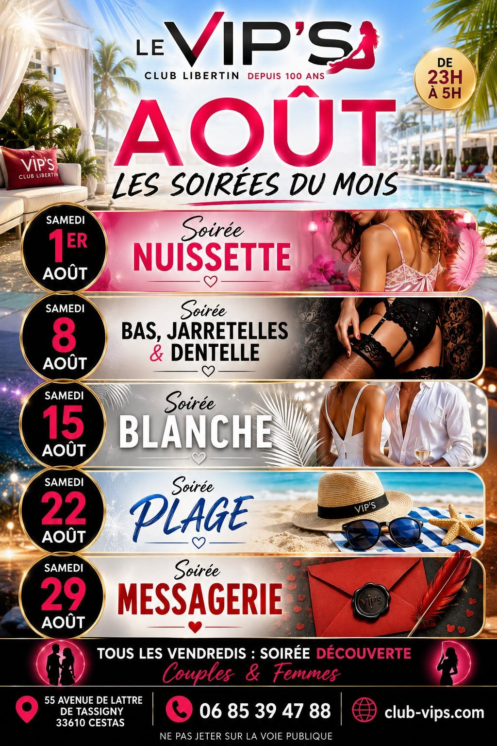 Soirées du mois