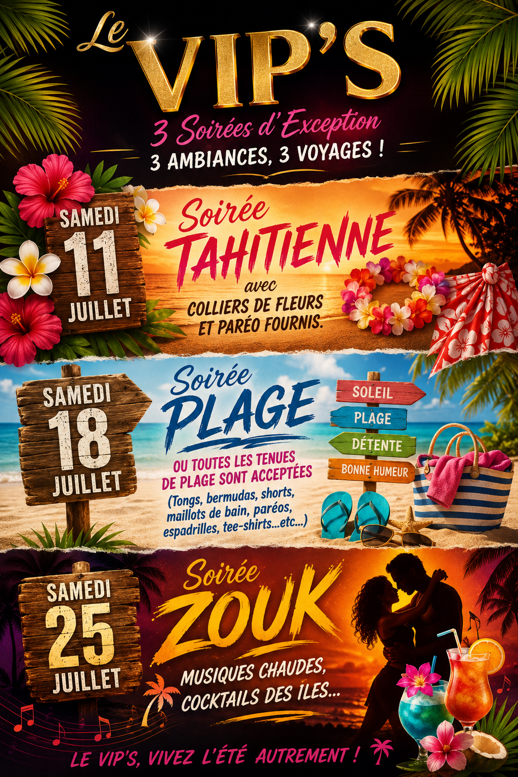 Soirées Juillet